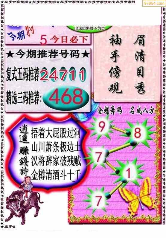 122年076期今天的福彩3d图谜总汇