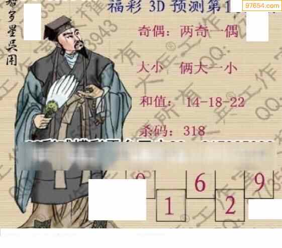 122年162期今日福彩3d图谜总汇