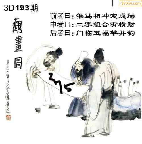 122年193期今日福彩3d图谜总汇