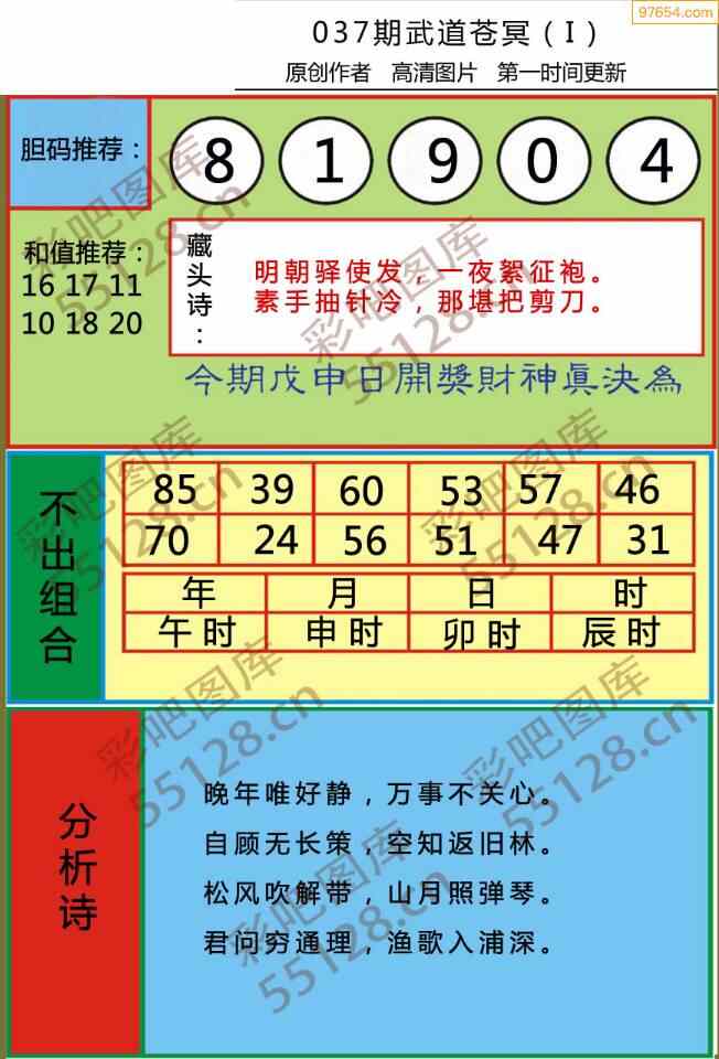 2022037期3d红五图库彩报整理资料