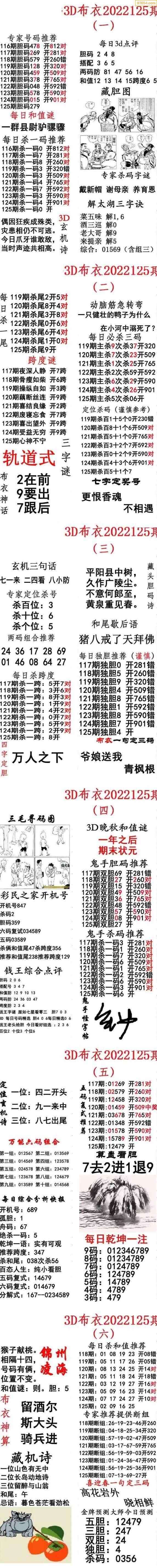 22125期3d精华布衣图今日本站总汇