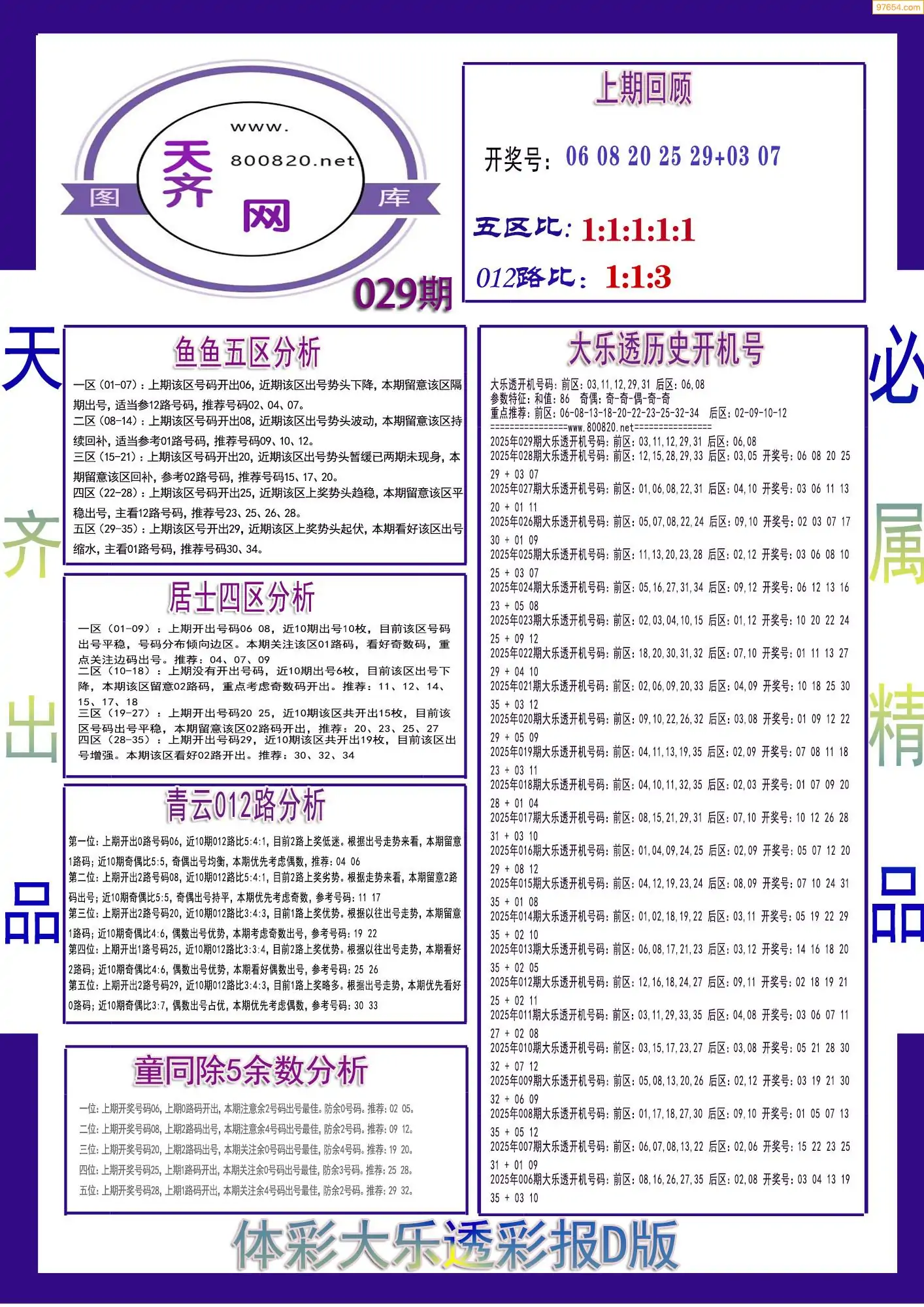 大乐透彩报D