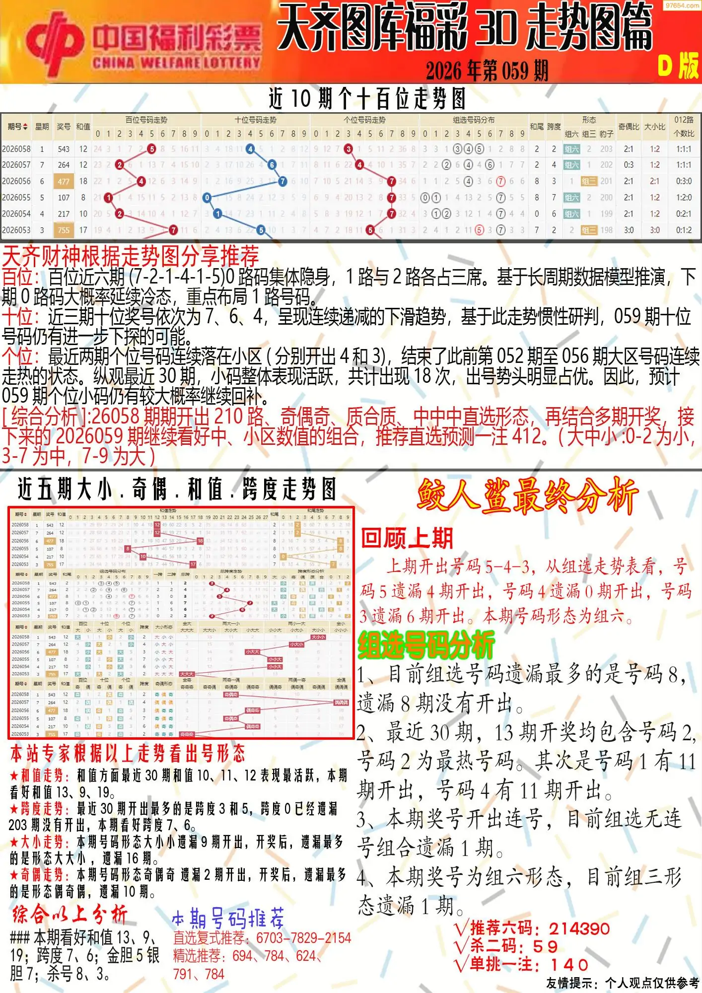 天齐原创彩报D
